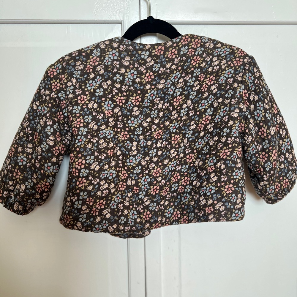 Zara Kids Floral Wrap Jacket - Picture 2 of 5